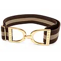 Hutson x Ellany Ellany - Vidri - 1.5" Gold Stirrup Elastic Belt
