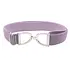 Hutson x Ellany Ellany - Wisteria - 1.5" Silver Stirrup Elastic Belt