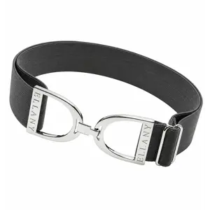 Hutson x Ellany Ellany - Smoke - 1.5" Silver Stirrup Elastic Belt