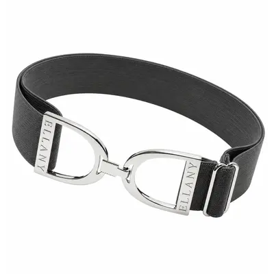 Hutson x Ellany Ellany - Smoke - 1.5" Silver Stirrup Elastic Belt
