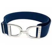 Hutson x Ellany Ellany - Petrol - 1.5" Silver Stirrup Elastic Belt