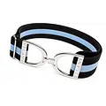 Hutson x Ellany Ellany - Kenzie - 1.5" Silver Stirrup Elastic Belt