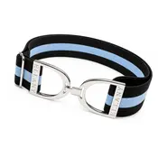Hutson x Ellany Ellany - Kenzie - 1.5" Silver Stirrup Elastic Belt