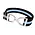 Hutson x Ellany Ellany - Kenzie - 1.5" Silver Stirrup Elastic Belt