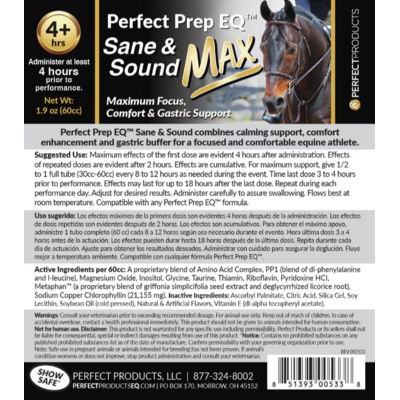 Perfect Prep EQ - Sane & Sound Max Paste - 60cc
