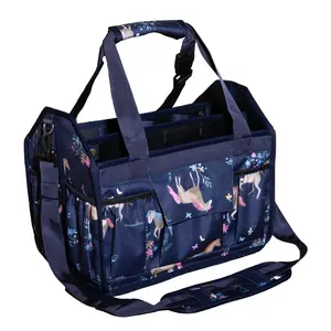 Ovation Ovation - Grooming Tote - Navy Wildflower Run