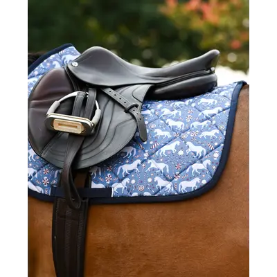Dreamers & Schemers D&S - The Pony Island Peppermint Ponies Saddle Pad
