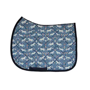 Dreamers & Schemers D&S - The Pony Island Peppermint Ponies Saddle Pad - Dressage
