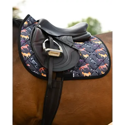 Dreamers & Schemers D&S - The Pony Island Horse Skeletons Saddle Pad