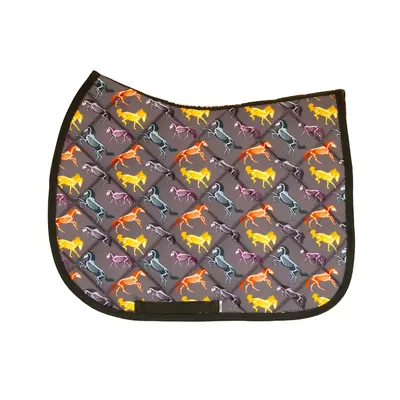 Dreamers & Schemers D&S - The Pony Island Horse Skeletons Saddle Pad