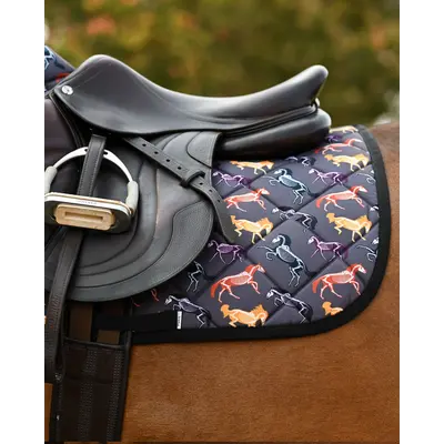 Dreamers & Schemers D&S - The Pony Island Horse Skeletons Saddle Pad