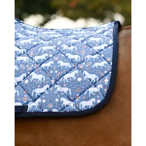 Dreamers & Schemers D&S - The Pony Island Peppermint Ponies Saddle Pad