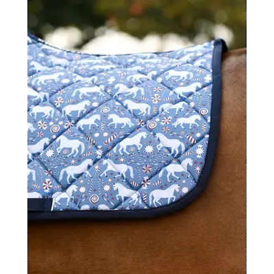 Dreamers & Schemers D&S - The Pony Island Peppermint Ponies Saddle Pad