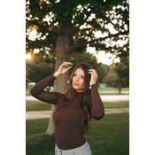 Euphoric Equestrian Euphoric Equestrian - Aspen Turtleneck - Chocolate