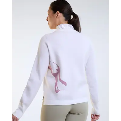 70 Degrees 70° - Salta Sparkle Sweater - Snow + Rose Metallic