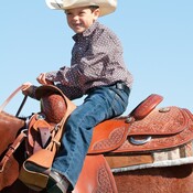Weaver - Lil' Dude Stirrups - Russet