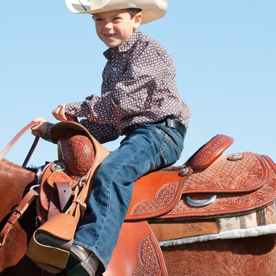 Weaver - Lil' Dude Stirrups - Russet