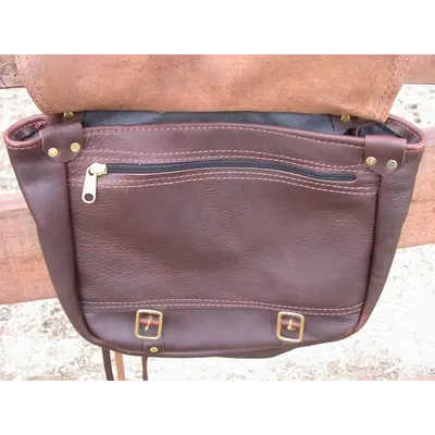 Olde Time Olde Time Saddle Bag Black With Chrome