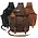 Olde Time Olde Time Saddle Bag Mahogany Brown With Brass