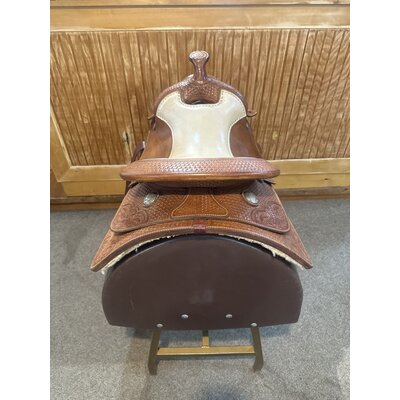 Used Woods Western Reining Saddle - 15.5” Wide