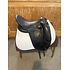 Used Devoucoux Malkia Lab Dressage Saddle w/ Blue Piping - 18.5"