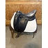 Used Devoucoux Malkia Lab Dressage Saddle w/ Blue Piping - 18.5"