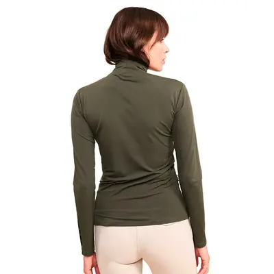 Dada Sport Dada Sport - Consul - Technical Riding Turtle-Neck T-Shirt - Vert Oxyde