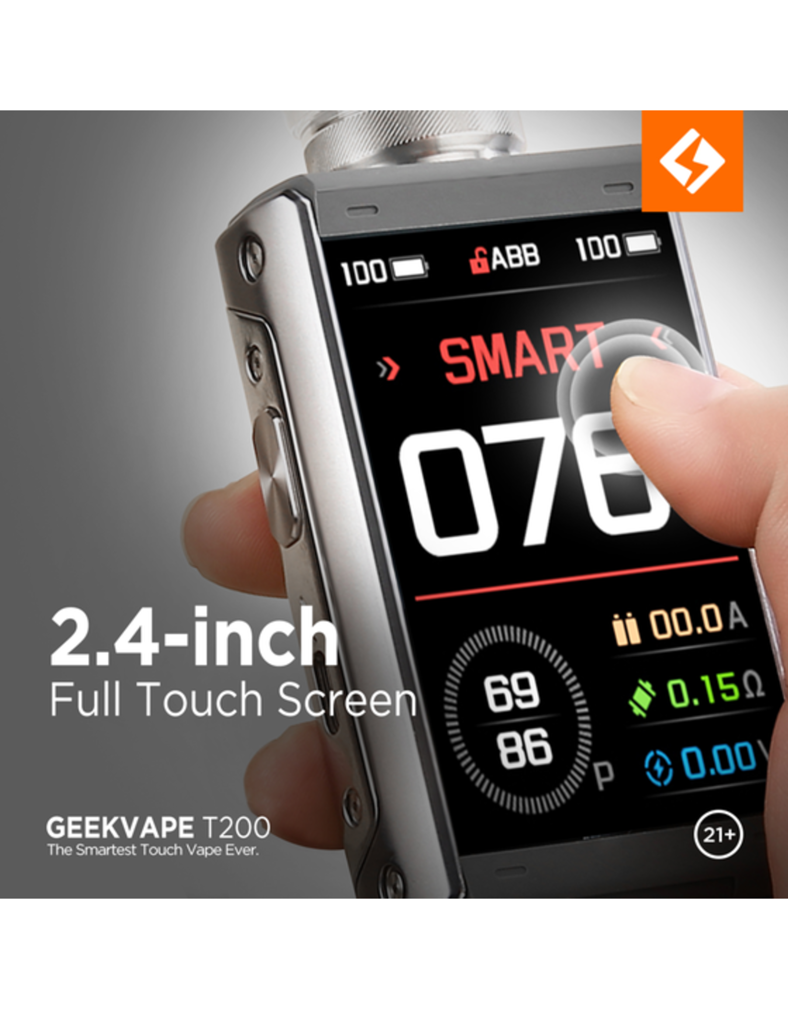 Geek Vape Geekvape Aegis Touch 200W Kit w/ Z Tank [CRC]