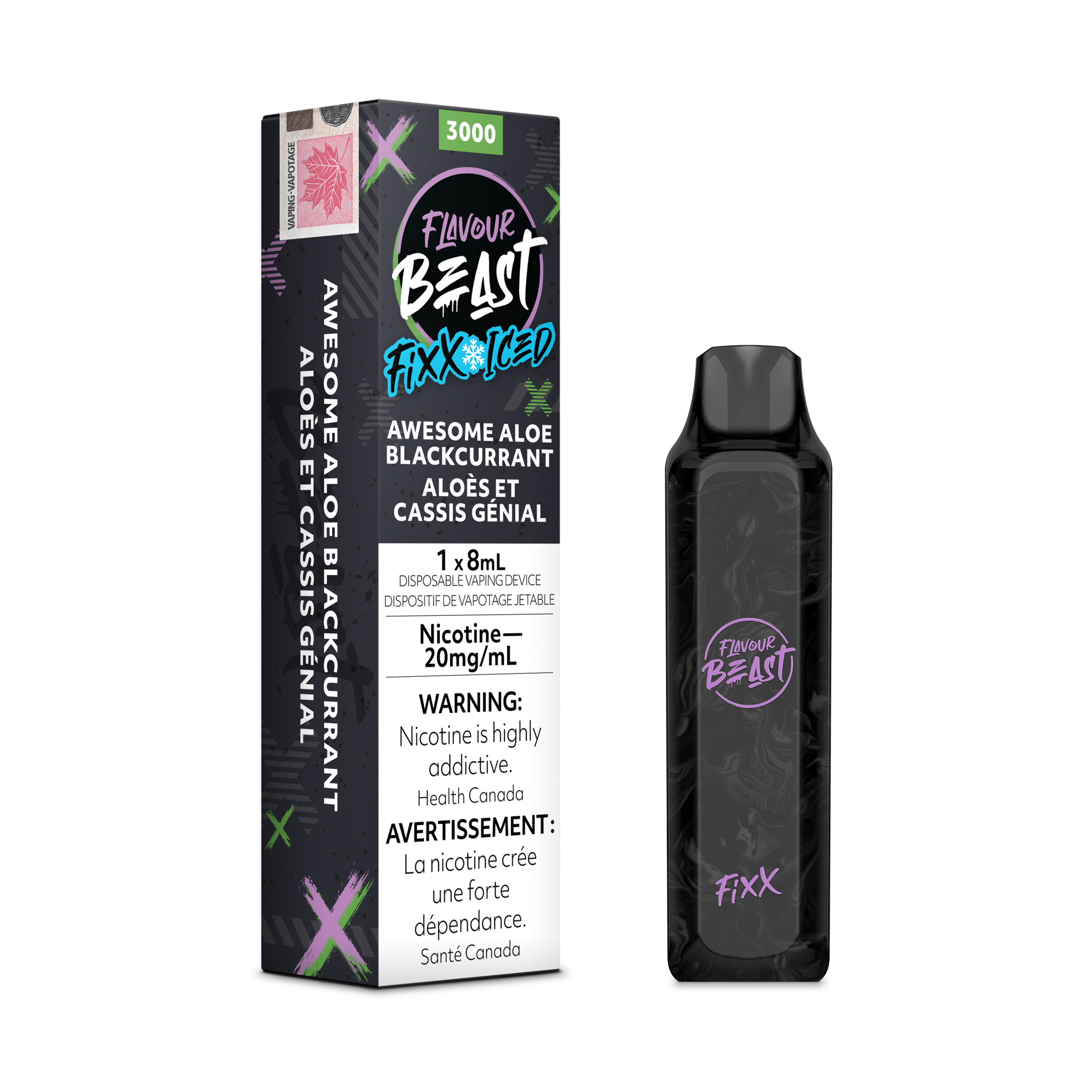 Flavour Beast FIXX Disposable Device www.fluidvape.ca