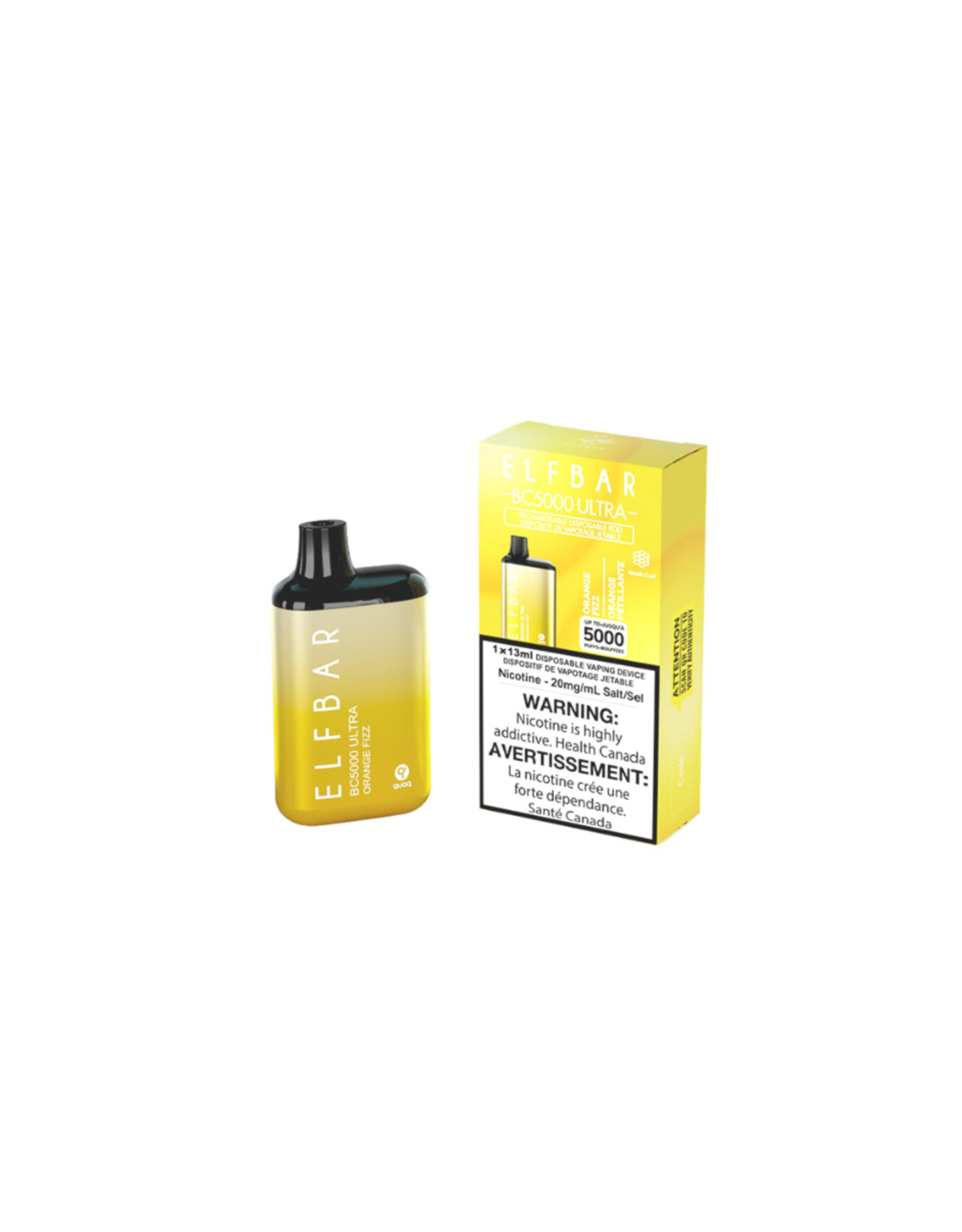 ELF Bar BC5000 Ultra Disposable Device (Single) www.fluidvape.ca