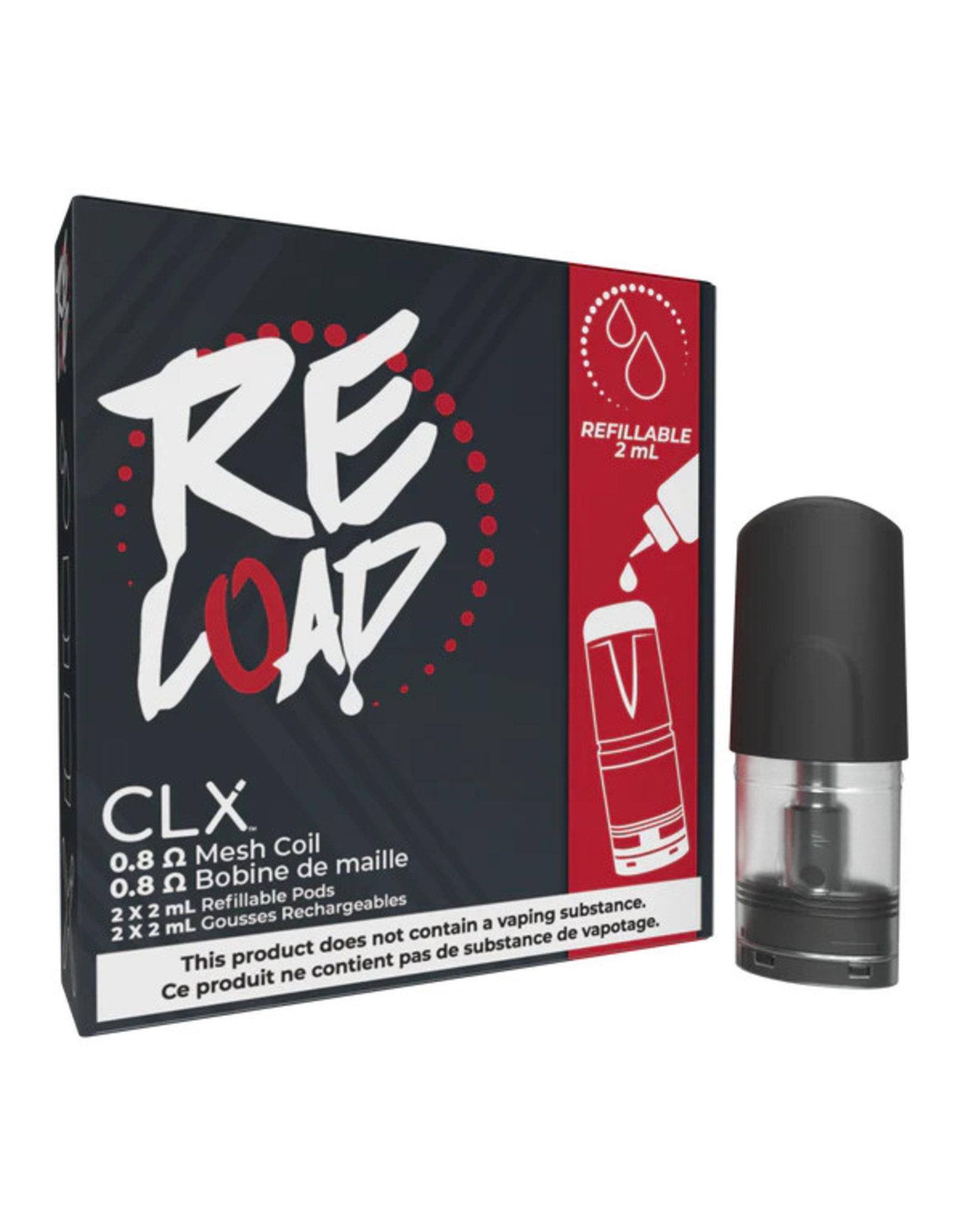 CLX CLX Re Load Refillable Pods (2/Pk) [STLTH Compatible]