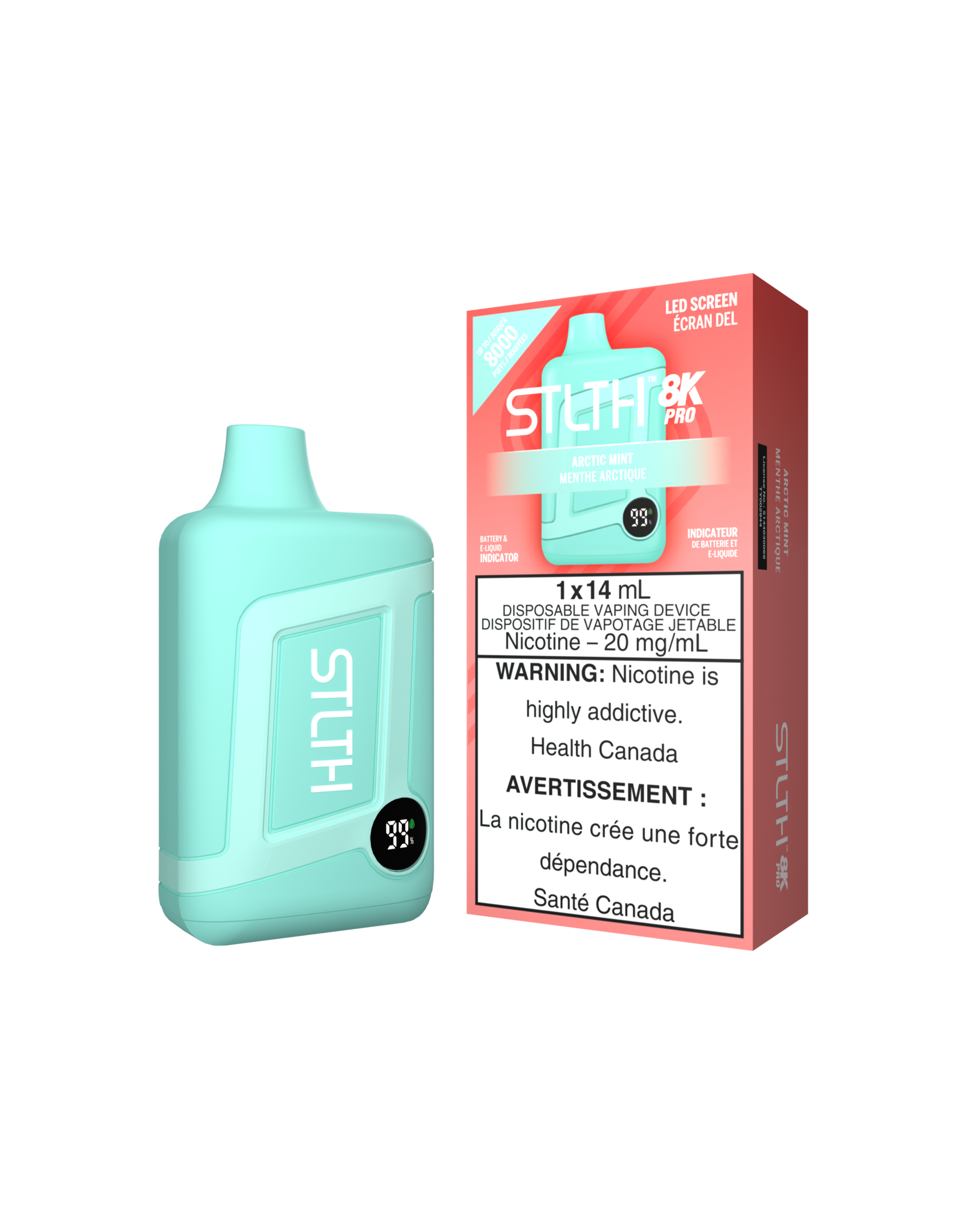 STLTH Stlth Box 8000 PRO Disposable Device (14mL)