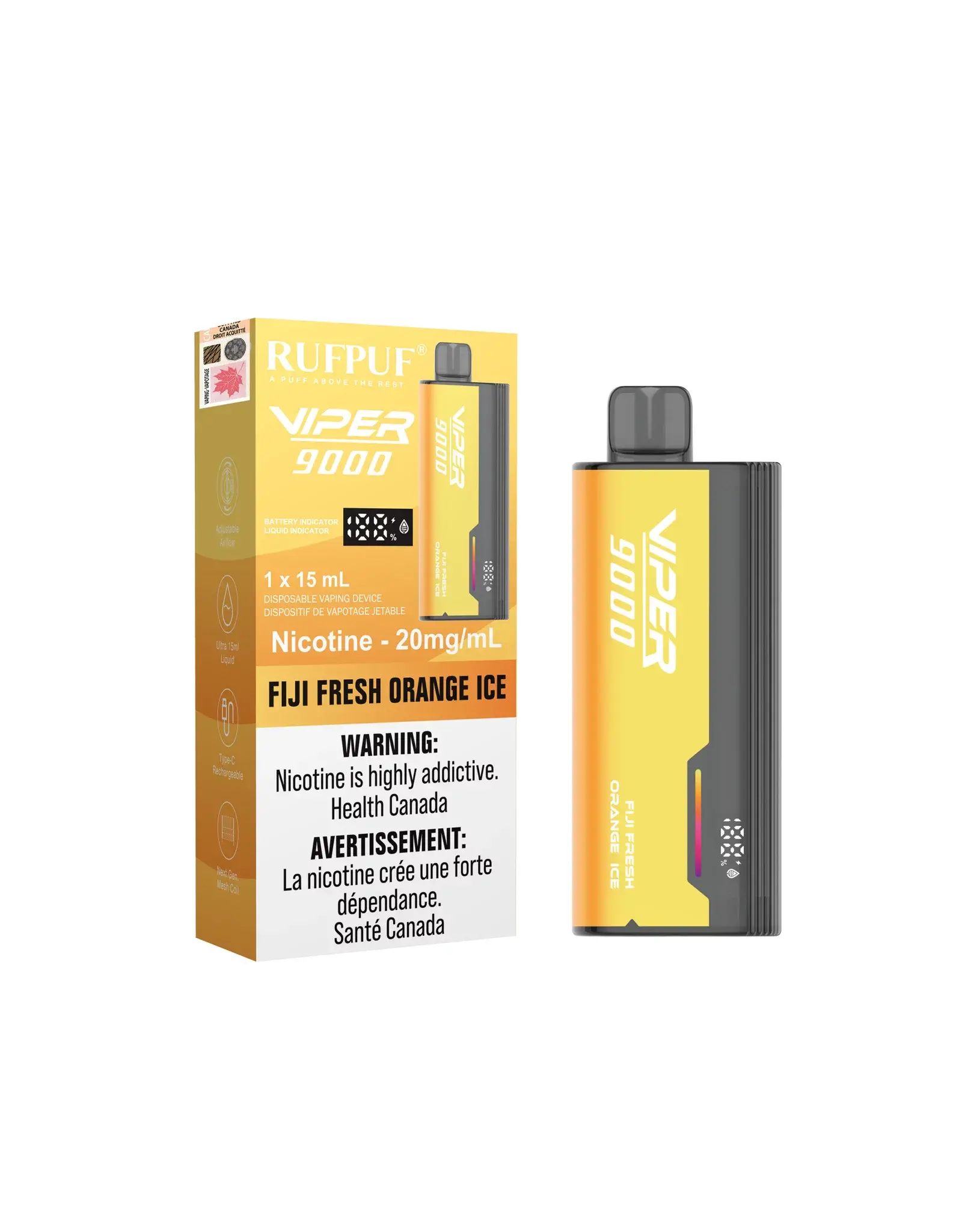 Rufpuf G Core Rufpuf Viper 9000 Disposable Device (15mL)