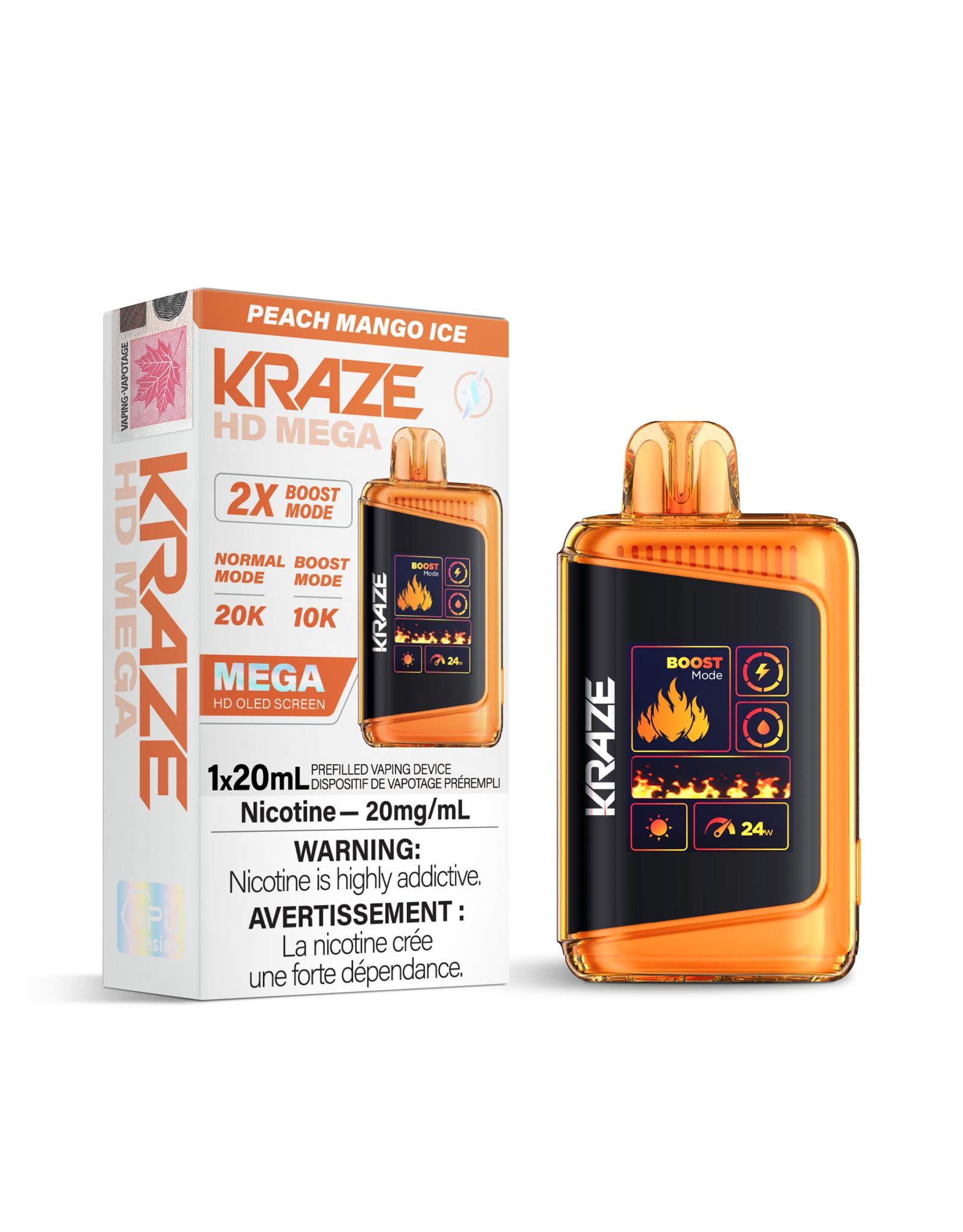 Kraze Kraze | HD Mega | 20K Disposable Device (20mL)