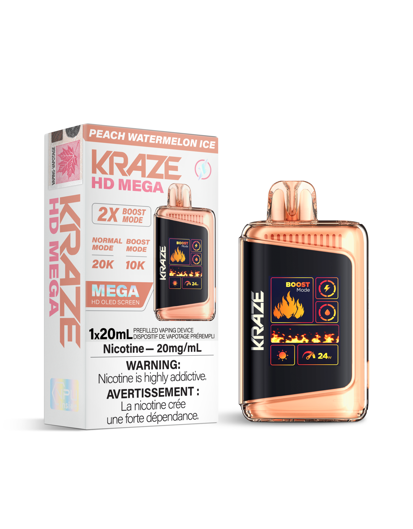 Kraze Kraze | HD Mega | 20K Disposable Device (20mL)