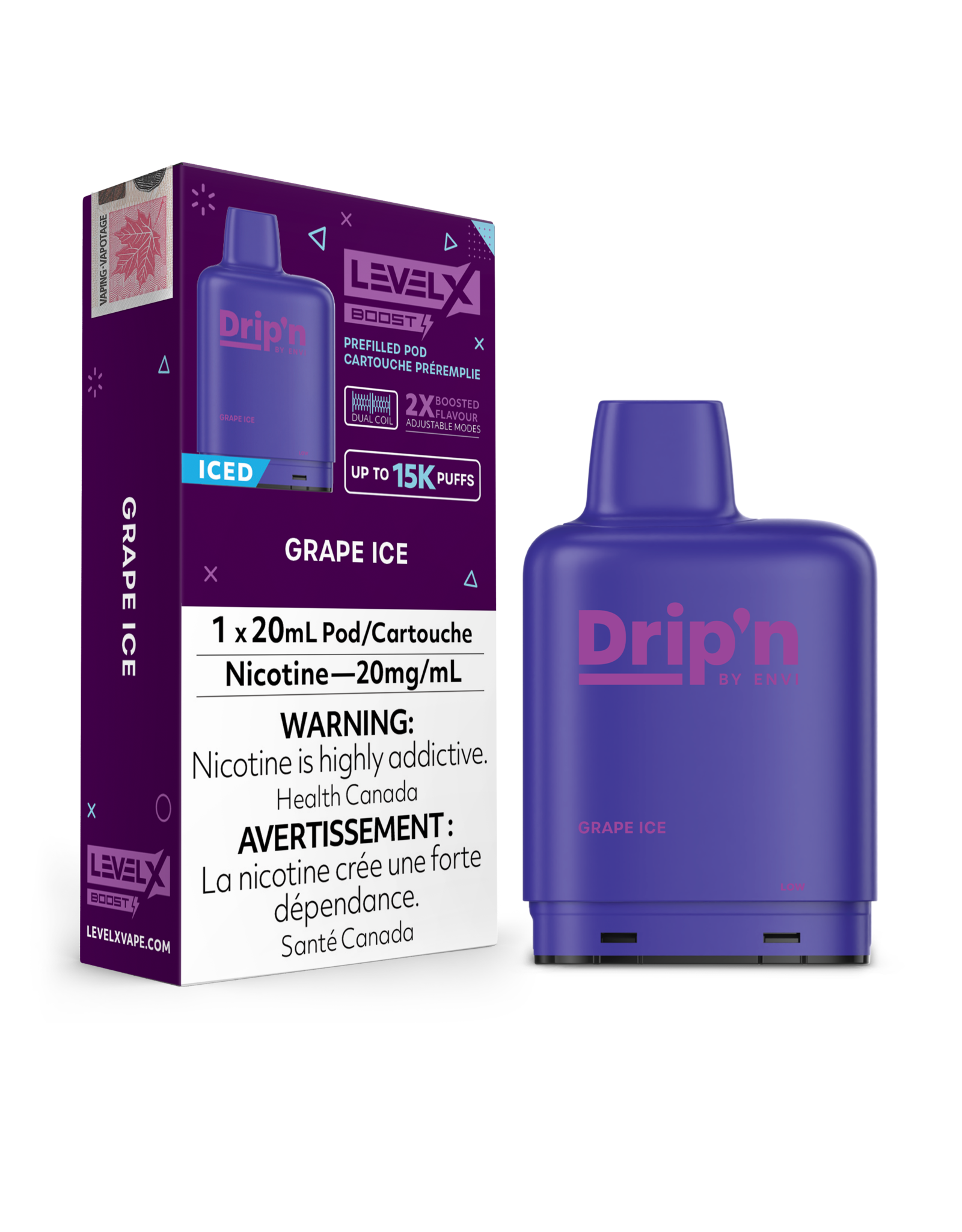 Level X Level X Boost G2 | Drip'n 25K Pod (20mL)