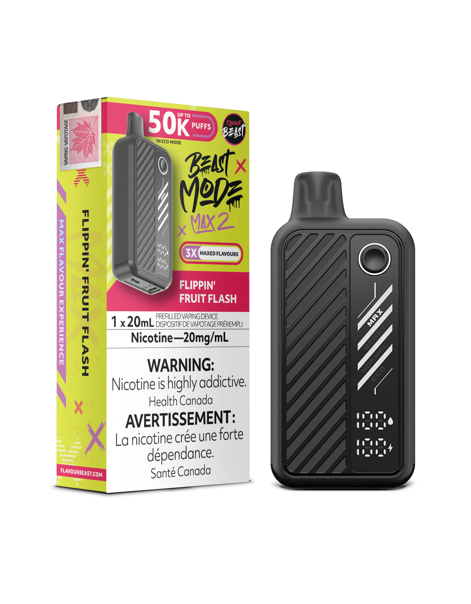 Flavour Beast Flavour Beast  | Beast Mode Max 2 | 50K Disposable Device (20mL)