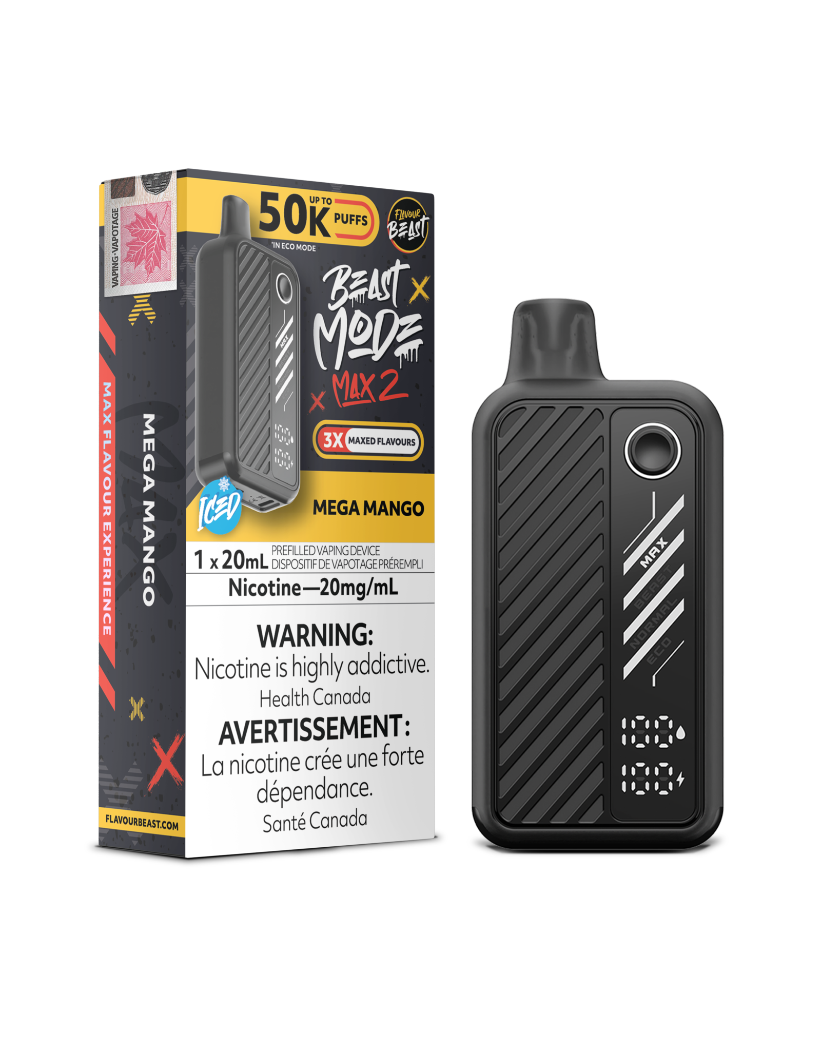 Flavour Beast Flavour Beast  | Beast Mode Max 2 | 50K Disposable Device (20mL)