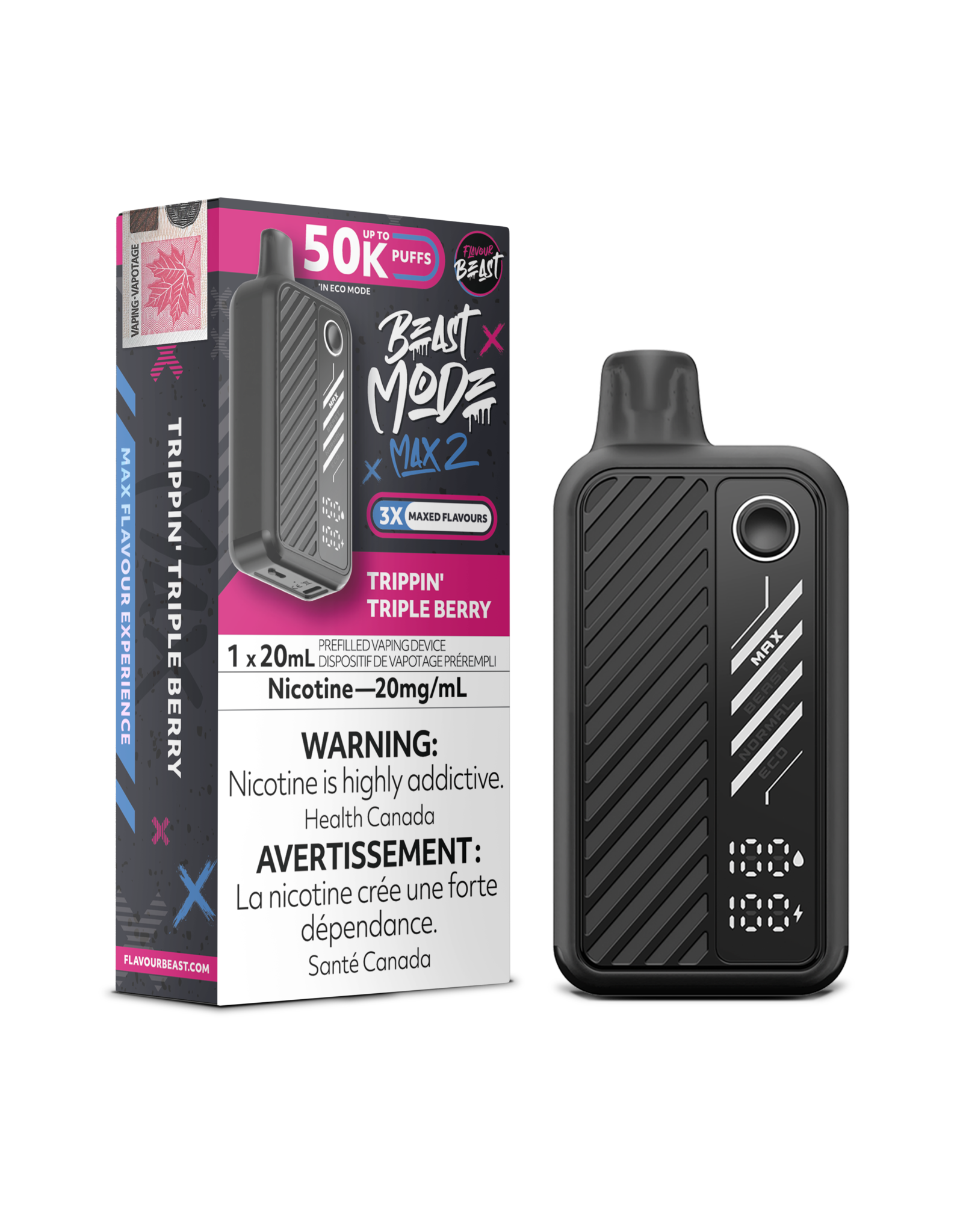 Flavour Beast Flavour Beast  | Beast Mode Max 2 | 50K Disposable Device (20mL)