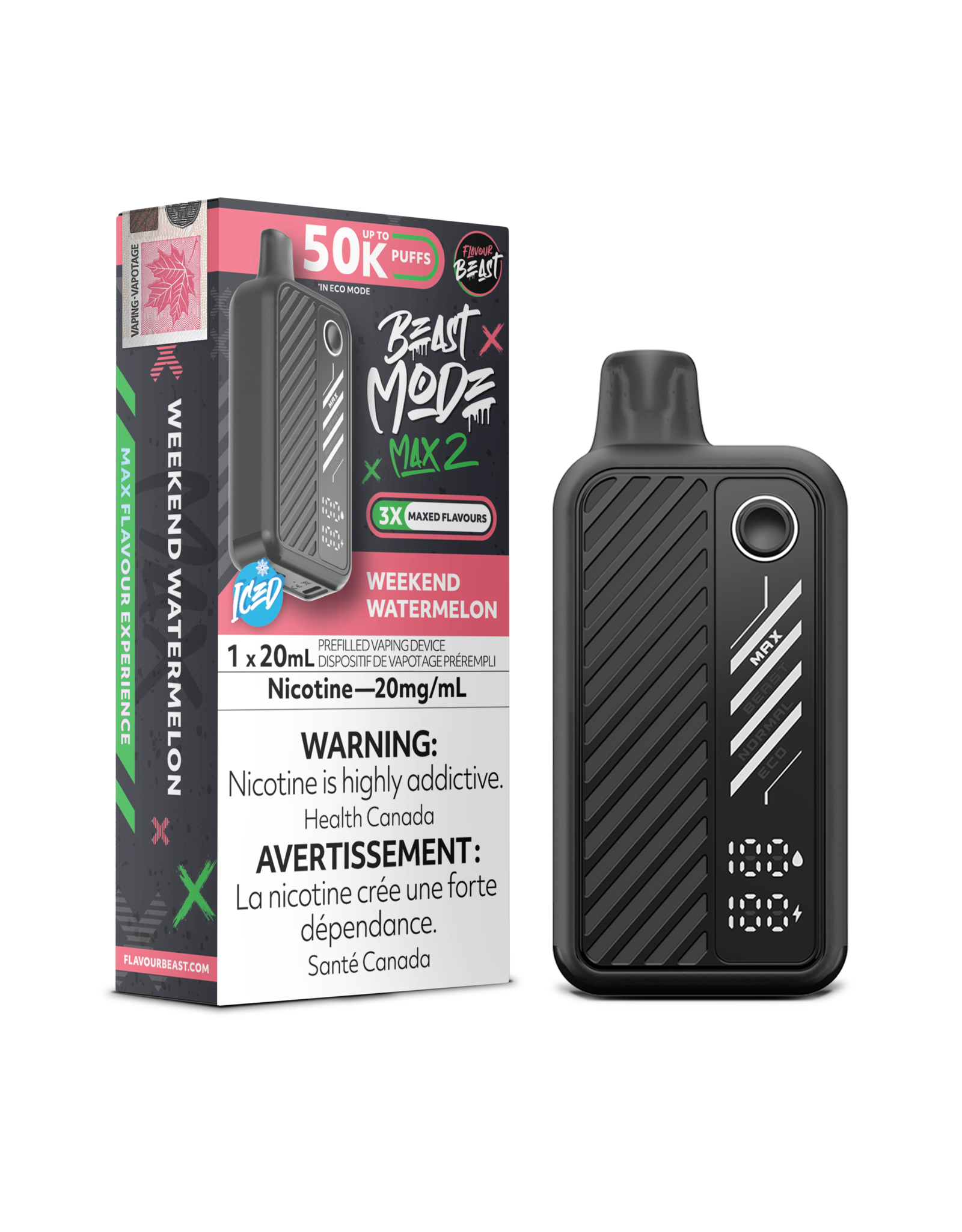 Flavour Beast Flavour Beast  | Beast Mode Max 2 | 50K Disposable Device (20mL)