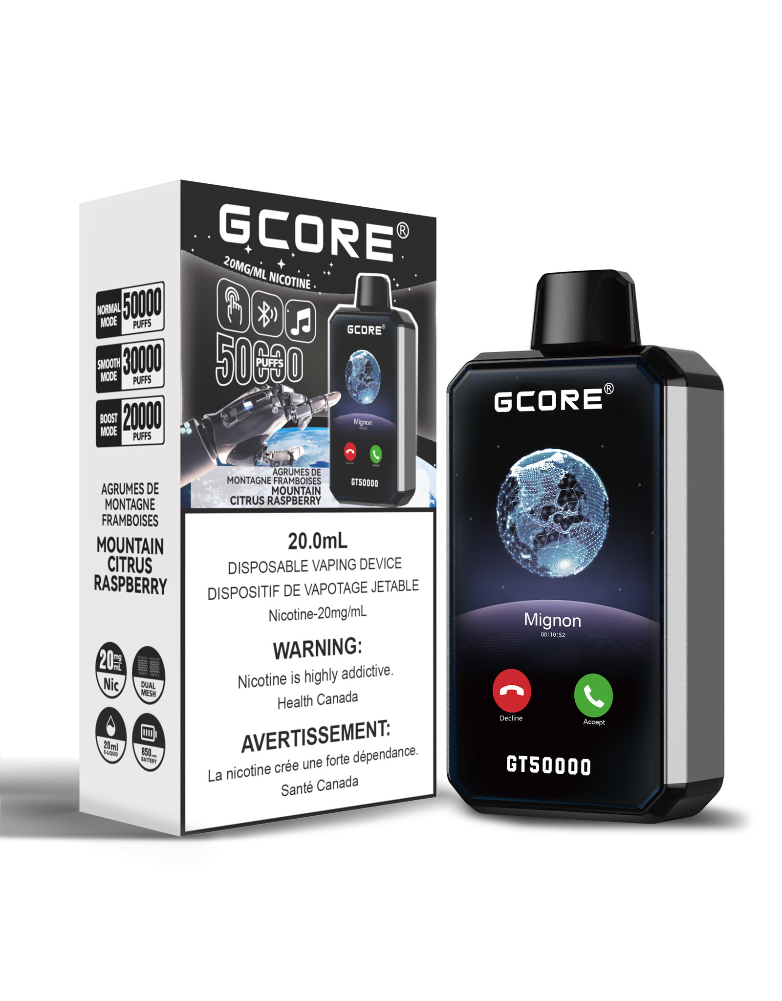 G core G Core | GT50 | 50K Disposable Device (20mL)