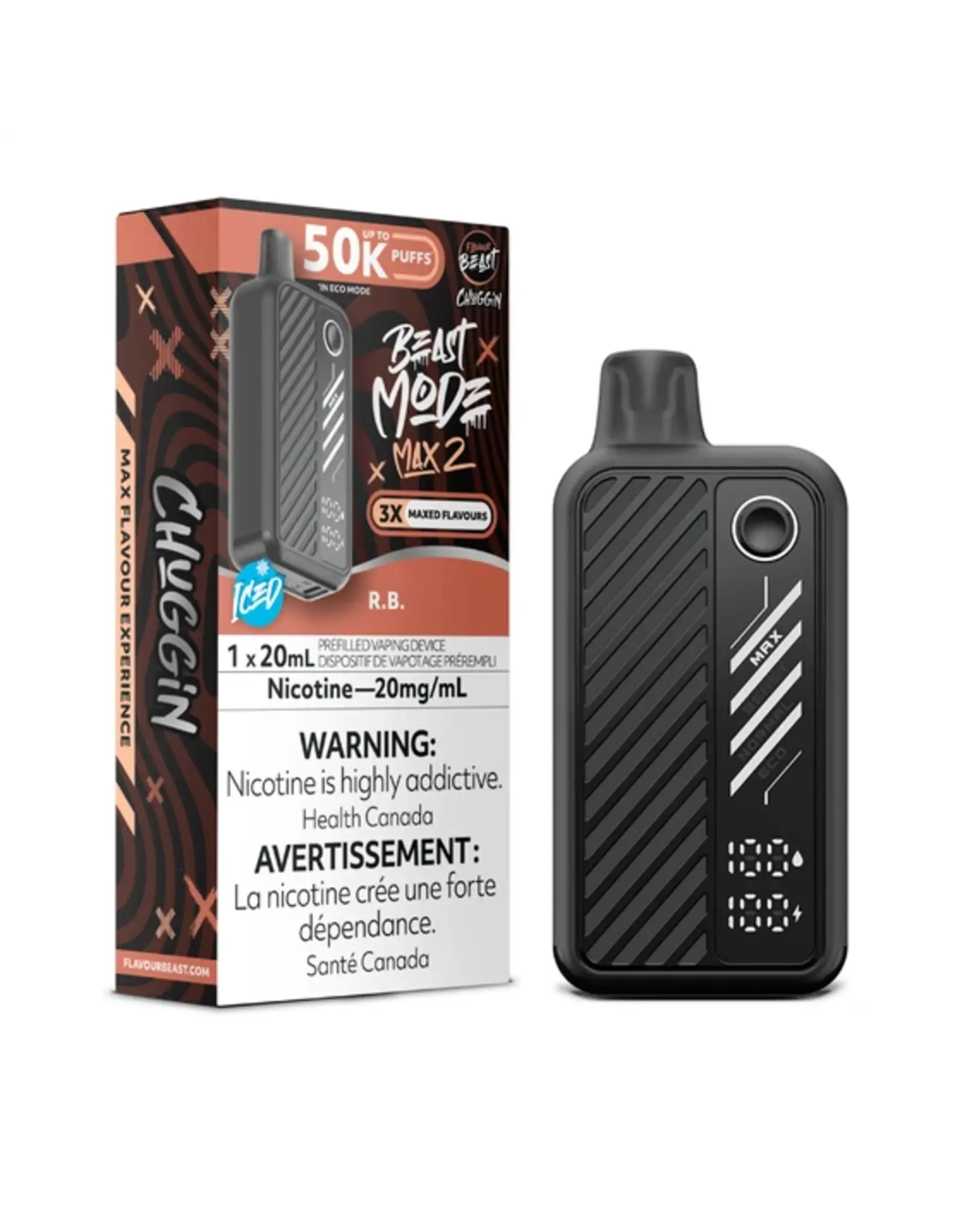 Flavour Beast Flavour Beast  | Beast Mode Max 2 | 50K Disposable Device | Chuggin (20mL)