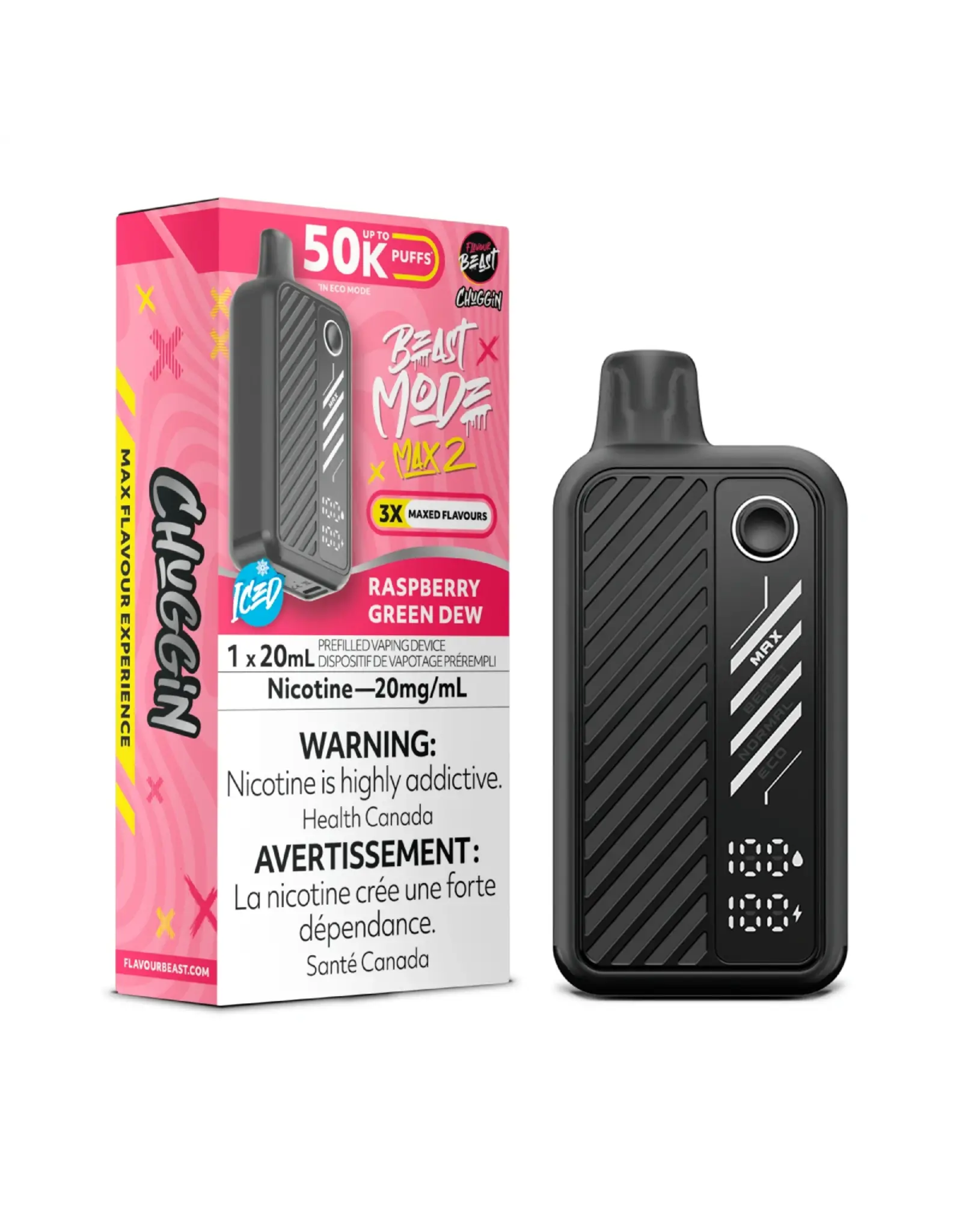 Flavour Beast Flavour Beast  | Beast Mode Max 2 | 50K Disposable Device | Chuggin (20mL)