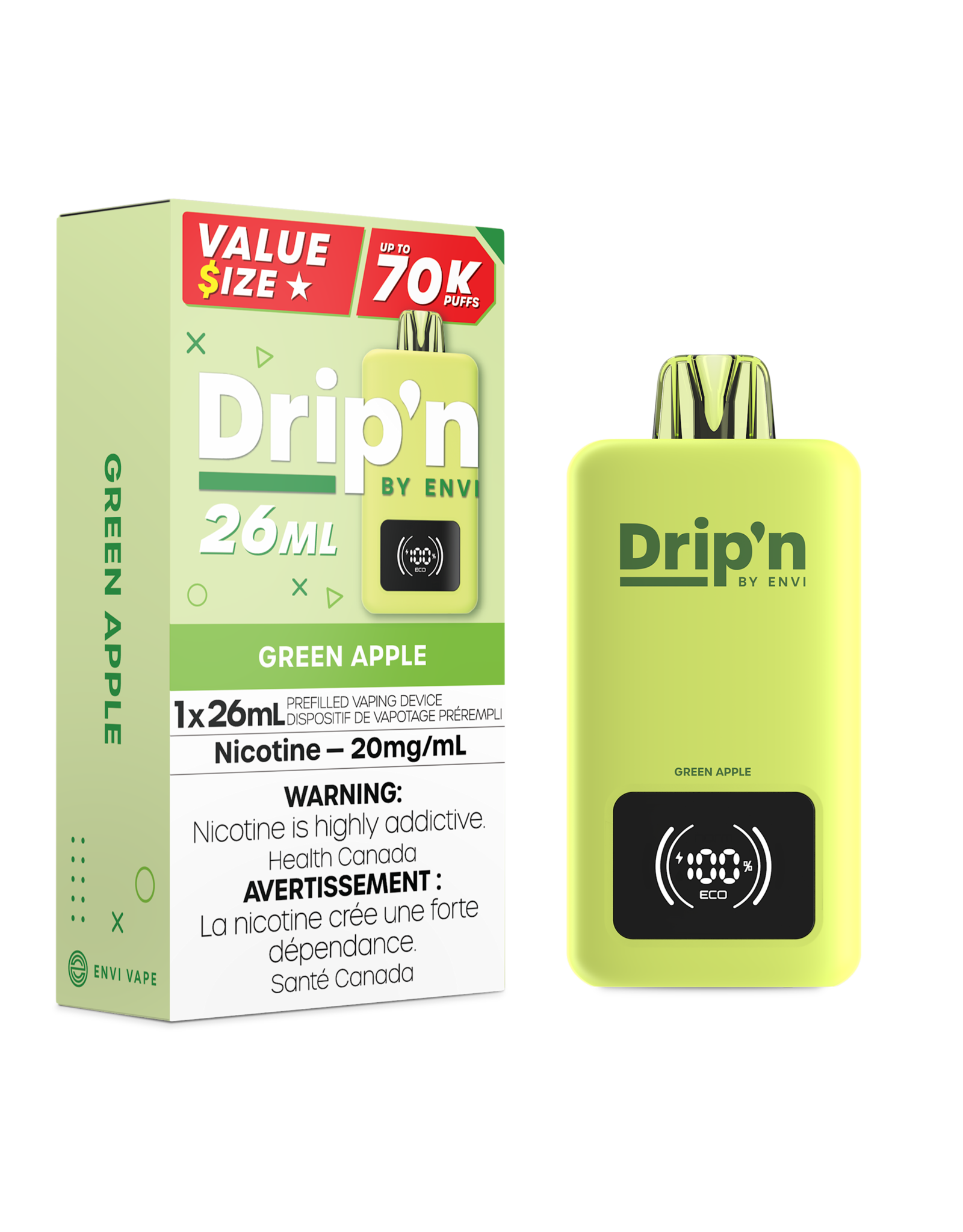 Envi Envi | Drip'n | 70K Disposable Device (26mL)