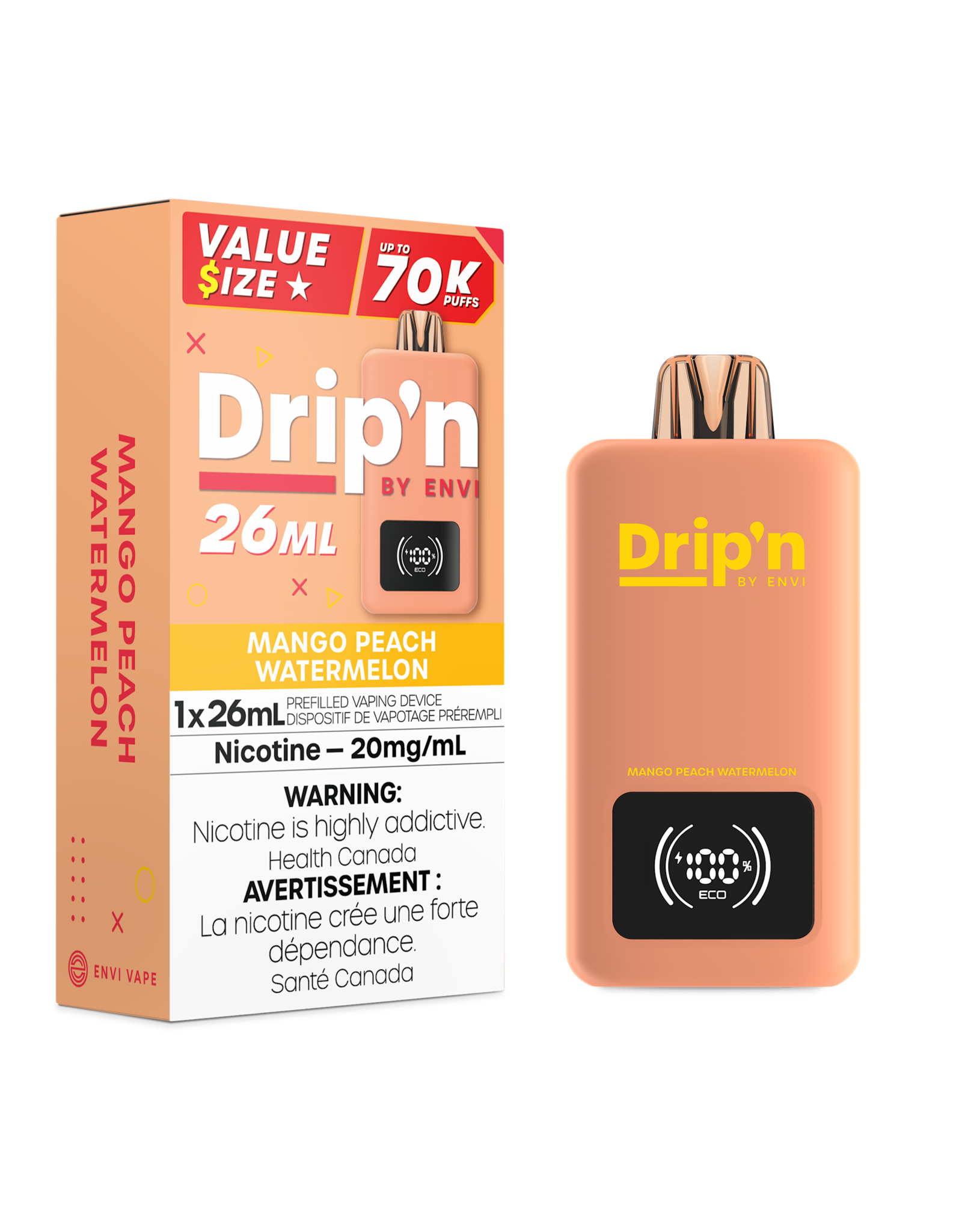 Envi Envi | Drip'n | 70K Disposable Device (26mL)