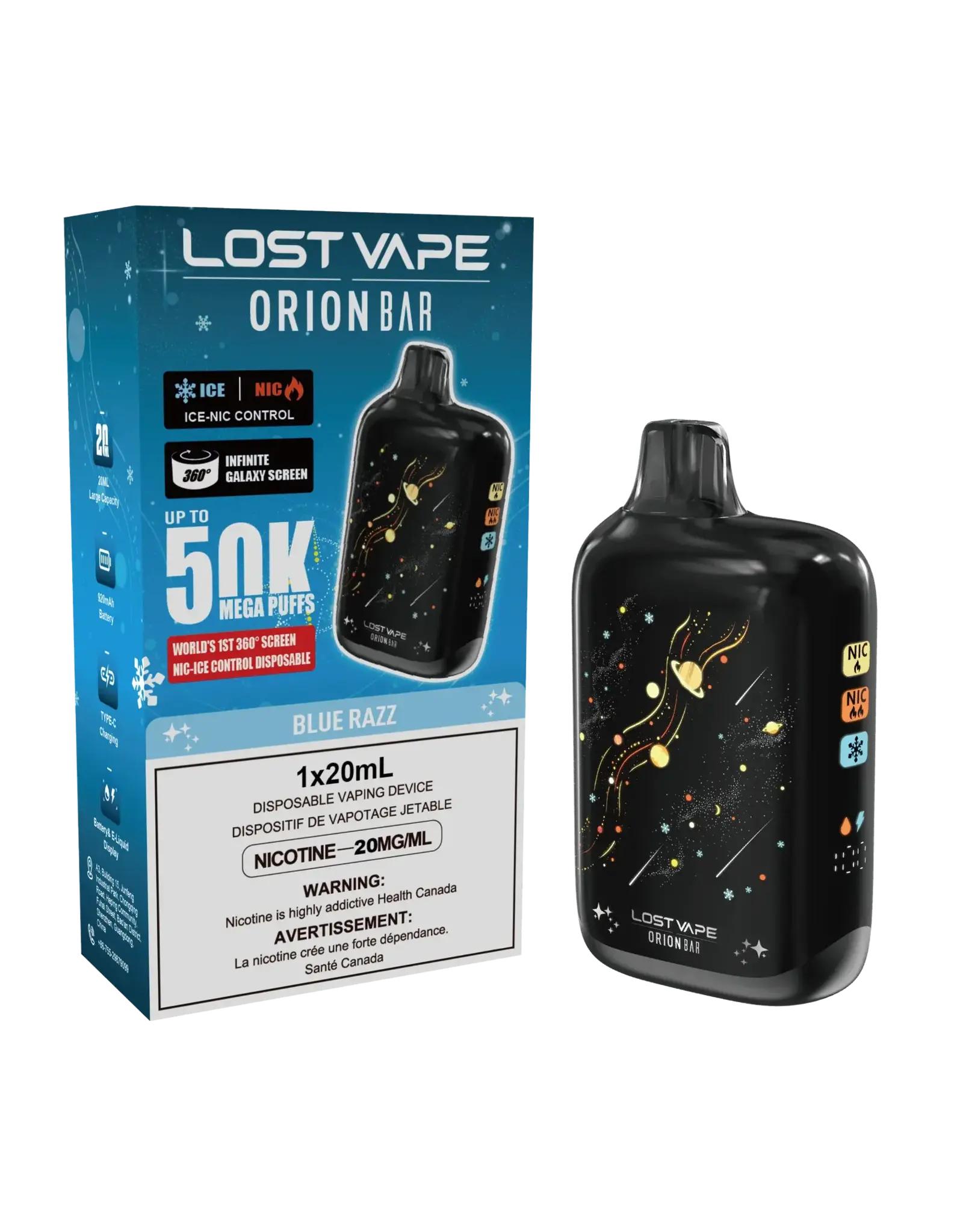 Lost Vape Lost Vape | Orion Bar | 50K Disposable Device (20mL)