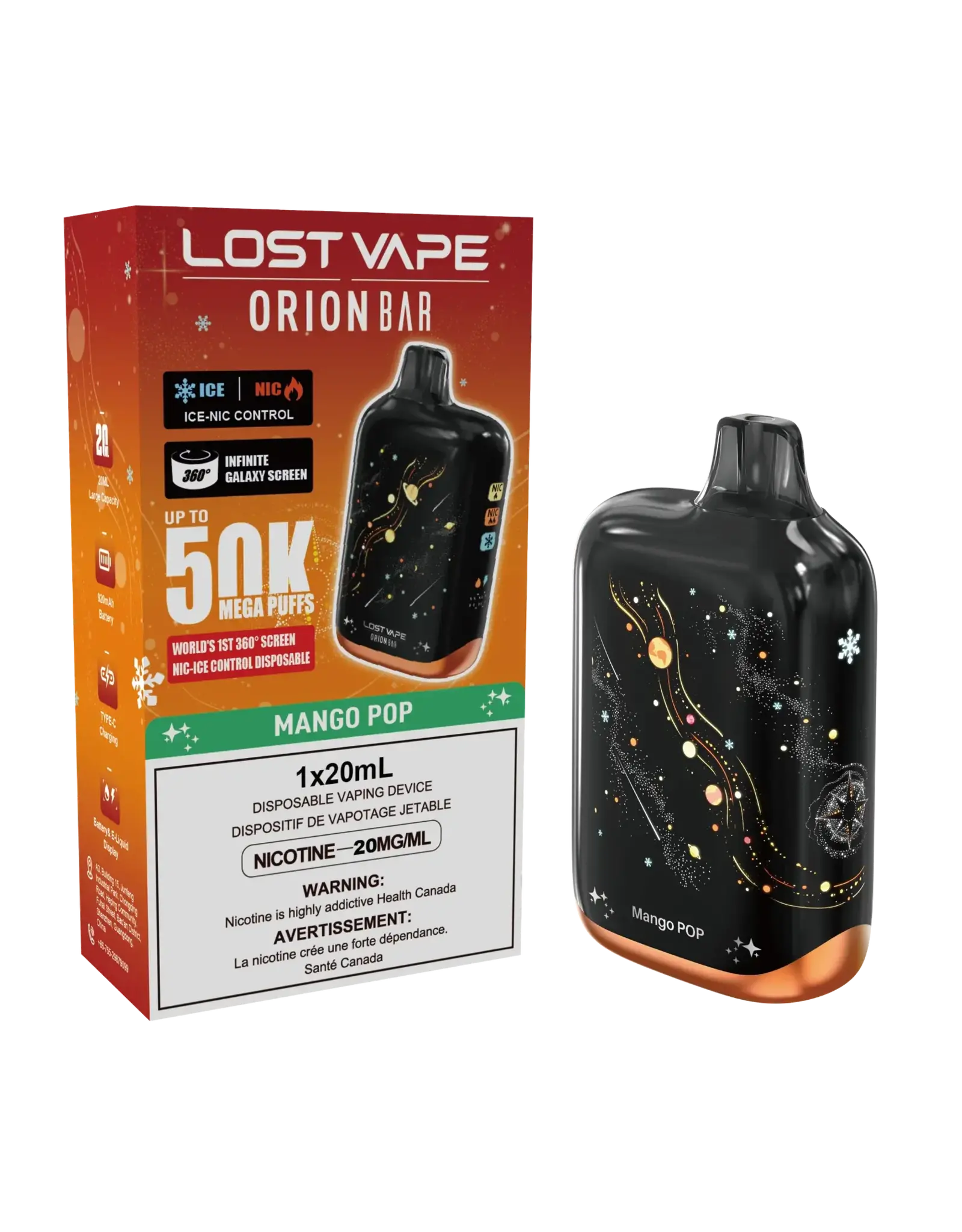 Lost Vape Lost Vape | Orion Bar | 50K Disposable Device (20mL)