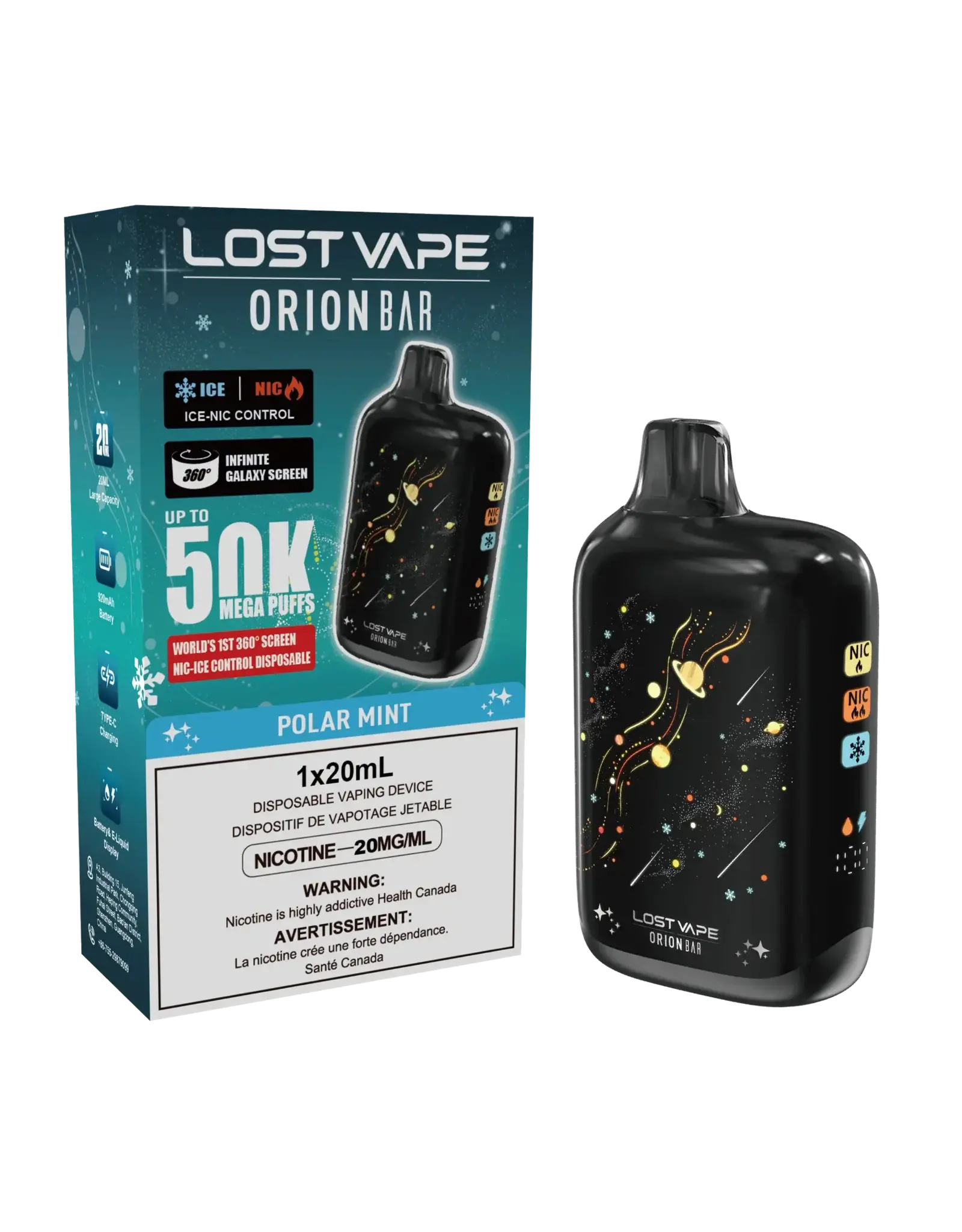 Lost Vape Lost Vape | Orion Bar | 50K Disposable Device (20mL)