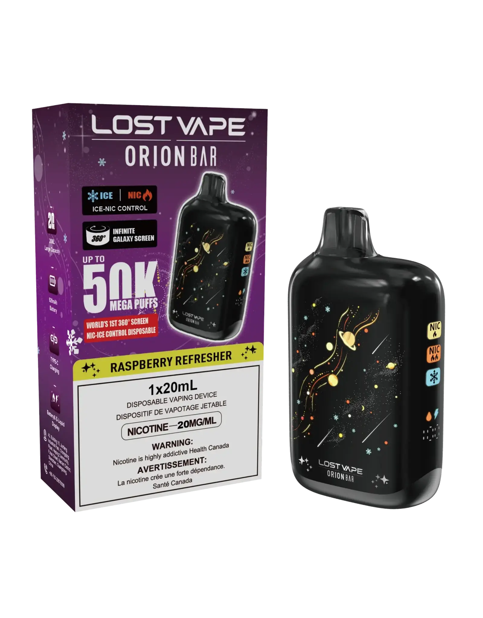 Lost Vape Lost Vape | Orion Bar | 50K Disposable Device (20mL)