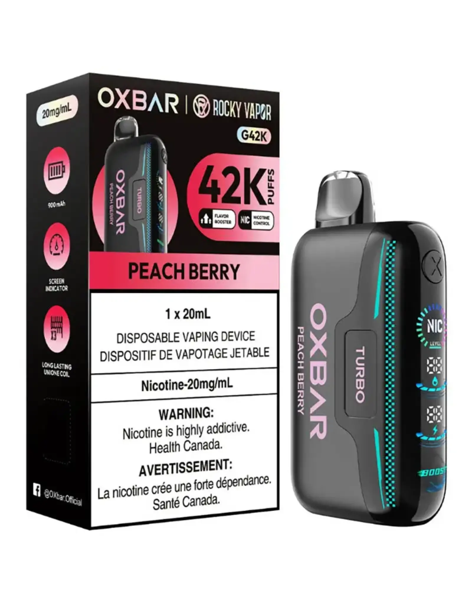Oxbar Oxbar G42K Disposable Device (20mL)